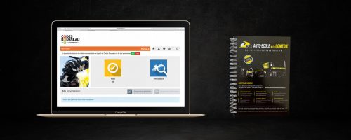 Code en ligne moto (ETM) + livre de code moto