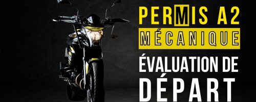 Évaluation de départ moto A2 manuelle