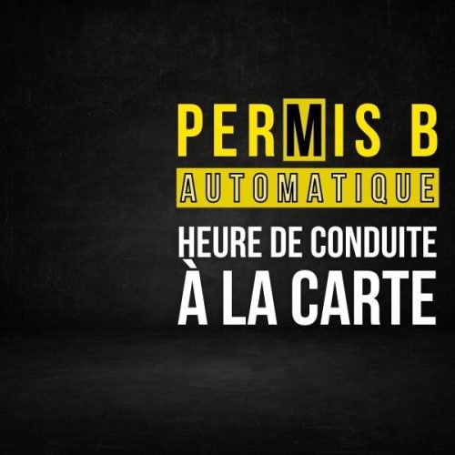 Heures de conduite à l'unité Auto École de la Comédie