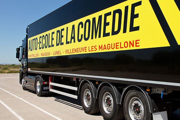 permis camion a montpellier