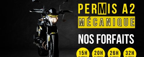 Permis A2 manuelle – Nos forfaits moto
