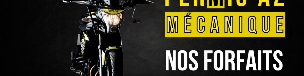 Permis A2 manuelle – Nos forfaits moto