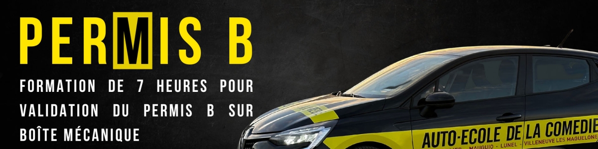 Formation de 7 Heures pour Validation du Permis B sur Boîte Mécanique