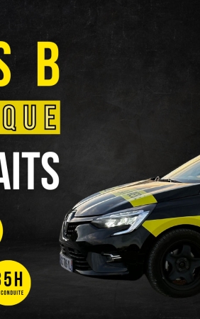 Permis B automatique – Nos forfaits