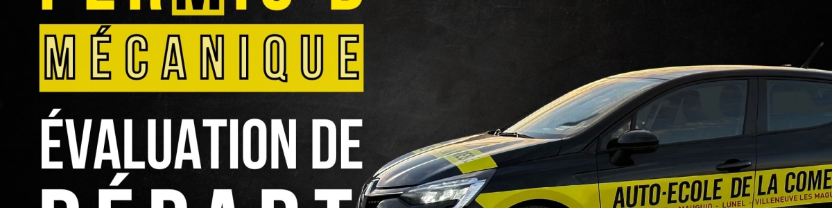 Évaluation de départ permis B manuelle